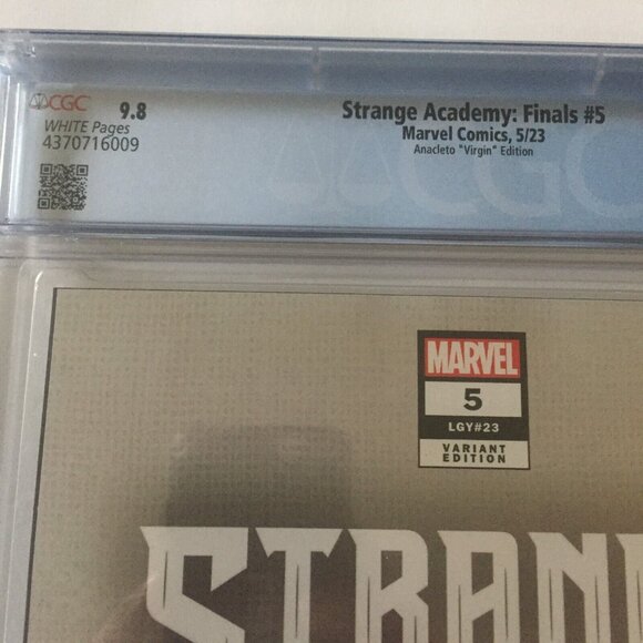 2023 Marvel Comics Strange Academy Finals Anacleto Virgin Variant #5 CGC 9.8 - Picture 10 of 10